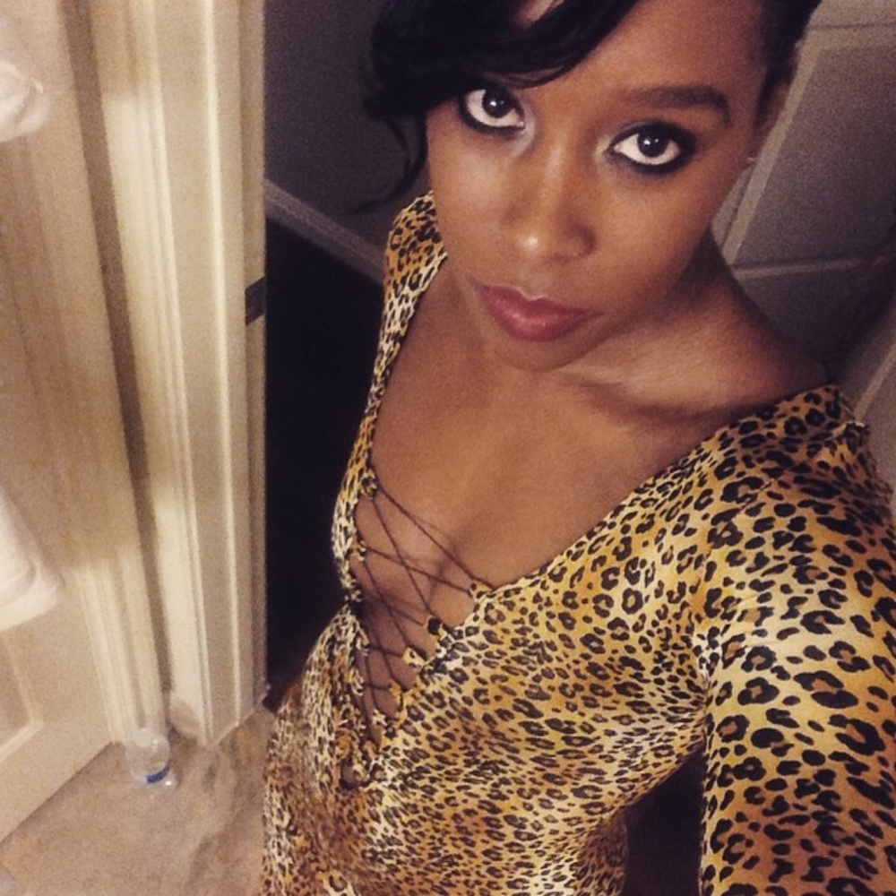 Animal Print- Spandex Dress